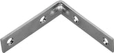 Prosource CB-Z025-013L Corner Brace, 2-1/2 in L, 2-1/2 in W, 5/8 in H, Steel, Zinc-Plated, 2 mm Thick Material